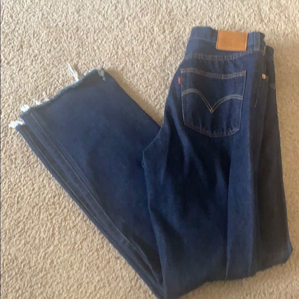 SOLD Levi’s ribcage straight selvedge denim jeans - Picture 3 of 5